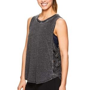 Gaiam Posey Tank - Lattice Sides - Medium - NWT